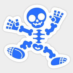 Skeleton Jig - Blue Edition Sticker